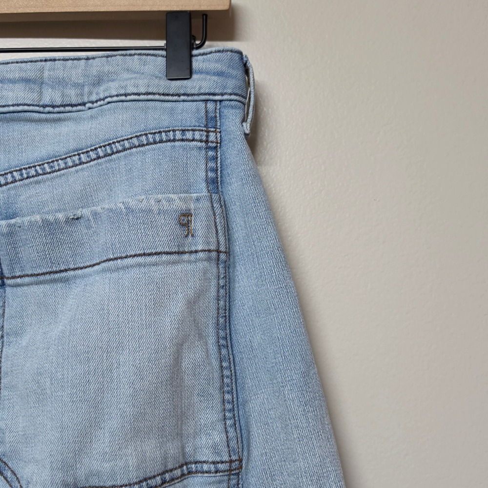 Anthropologie Pilcro The Millie Low Slung Barrel Jeans Light Wash 27P Petite - Picture 4 of 10